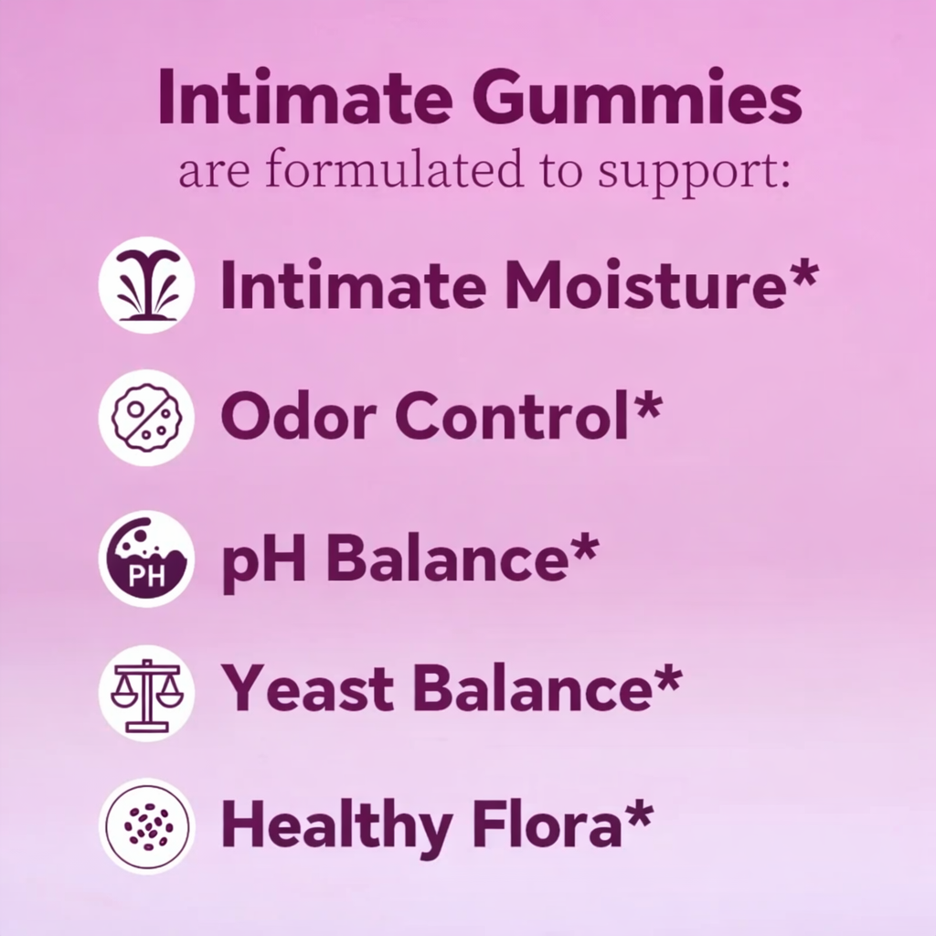 Lush Her Juicy Feminine Probiotics Gummies- All in One Solution with Slippery Elm and Prebiotics&Lactobacillus Probiotic Blend for Women’s pH Balance and Dryness - Hawaiian Pineapple Gummies 60 Counts Women’s Probiotics